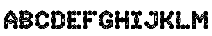 Zoeya Regular Font UPPERCASE