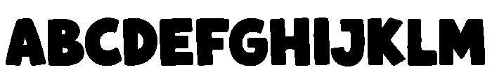 Zokka Font UPPERCASE