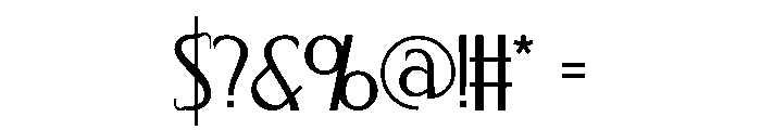 Zolalia Font OTHER CHARS