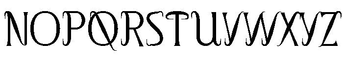 Zolalia Font UPPERCASE