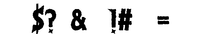 Zombie Creeps Font OTHER CHARS