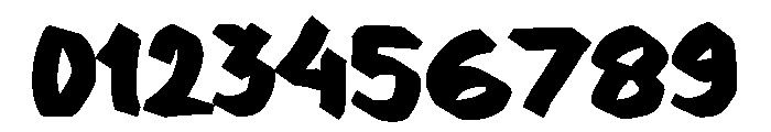 Zombie Destro Font OTHER CHARS