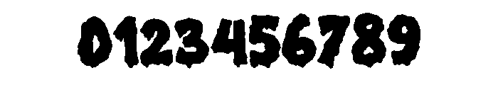 Zombie King Regular Font OTHER CHARS