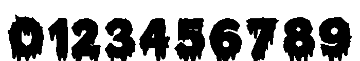 Zombie Scream Regular Font OTHER CHARS