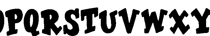 Zombie Sketch Font UPPERCASE