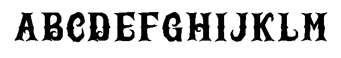 Zombie Terror Font 3 FONT