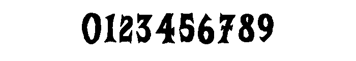 Zombie Terror Font 4 Font OTHER CHARS