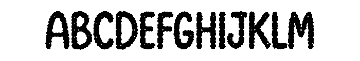 Zombie Toons Font UPPERCASE