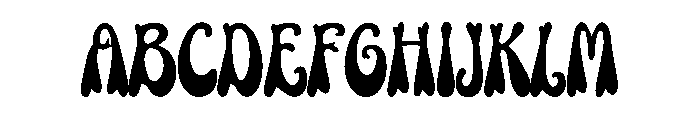 Zombora Font UPPERCASE