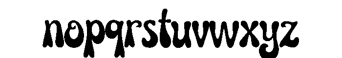 Zombora Font LOWERCASE