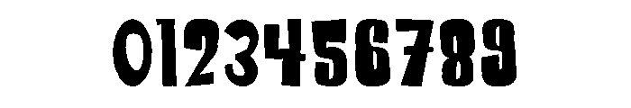 ZombreakRegular Font OTHER CHARS