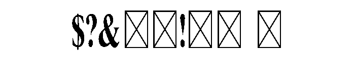 Zomelya Font OTHER CHARS