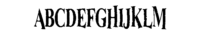 Zomelya Font UPPERCASE