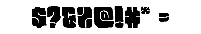 Zomte Groovy Font OTHER CHARS