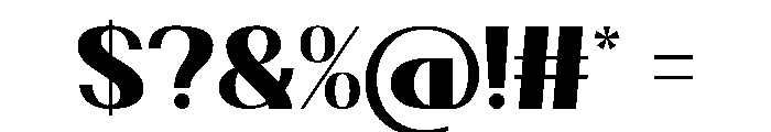 Zona Raka Regular Font OTHER CHARS