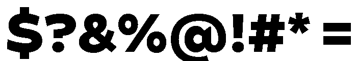 Zonda ExtraBold Font OTHER CHARS