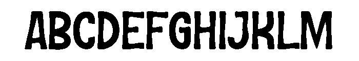 Zone Songeda Font UPPERCASE