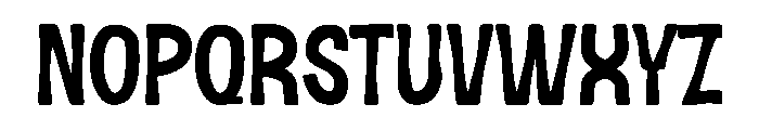 Zone Songeda Font UPPERCASE