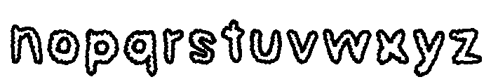 Zoo keeper Font LOWERCASE