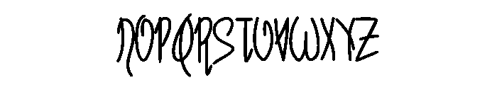 Zoppie Regular Font UPPERCASE