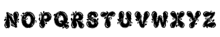 Zorah Regular Font LOWERCASE