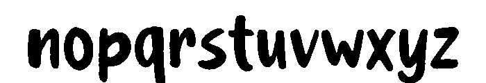 Zoren Regular Font LOWERCASE