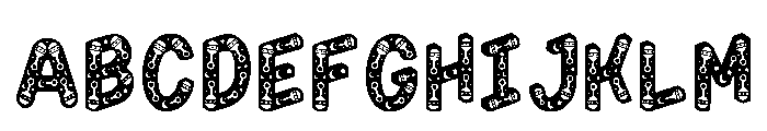 Zorven Regular Font UPPERCASE