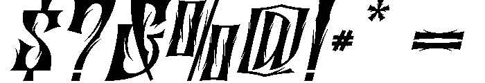 Zorvex Italic Font OTHER CHARS