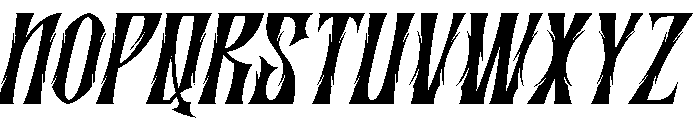 Zorvex Italic Font LOWERCASE