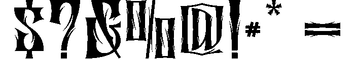 Zorvex Font OTHER CHARS