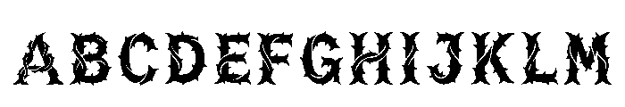 Zoysia Regular Font UPPERCASE