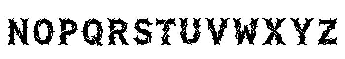Zoysia Regular Font UPPERCASE