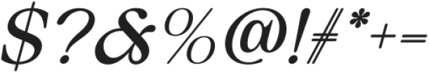 ZORIS Italic otf (400) Font OTHER CHARS