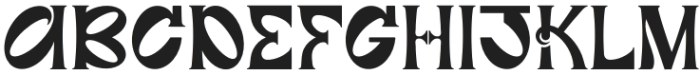 Zodiac - Gemini Regular otf (400) Font UPPERCASE