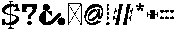 Zodiac Regular otf (400) Font OTHER CHARS