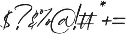 Zofia Larsonty Italic otf (400) Font OTHER CHARS