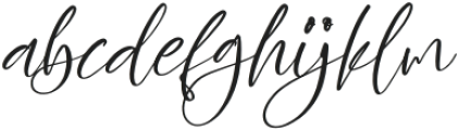 Zofia Larsonty Italic otf (400) Font LOWERCASE