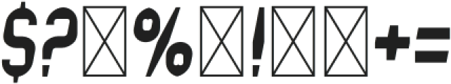 Zombie Cyrillic Italic otf (400) Font OTHER CHARS