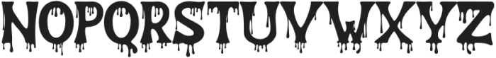 Zombie Feast Regular otf (400) Font UPPERCASE