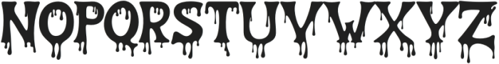Zombie Feast Regular otf (400) Font LOWERCASE