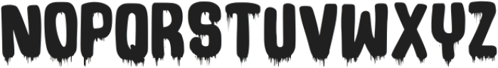 Zombies Gothic Regular otf (400) Font UPPERCASE
