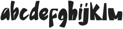 Zone Brown otf (400) Font LOWERCASE