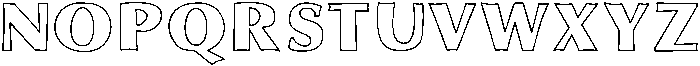 Zoodle Zing Medium otf (500) Font UPPERCASE
