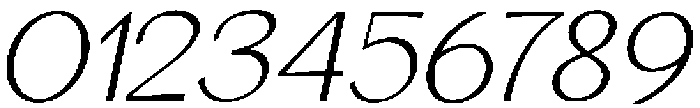 Zorckas Italic otf (400) Font OTHER CHARS
