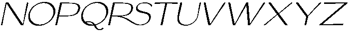Zorckas Italic otf (400) Font UPPERCASE