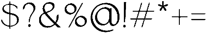 Zorckas Regular otf (400) Font OTHER CHARS