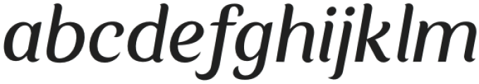 Zorzal Regular Italic otf (400) Font LOWERCASE