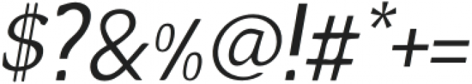 Zoya Light Italic otf (300) Font OTHER CHARS