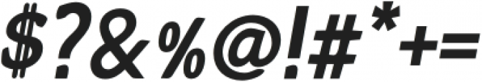 Zoya SemiBold Italic otf (600) Font OTHER CHARS