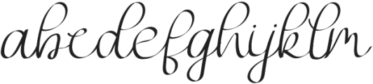 zoritty otf (400) Font LOWERCASE